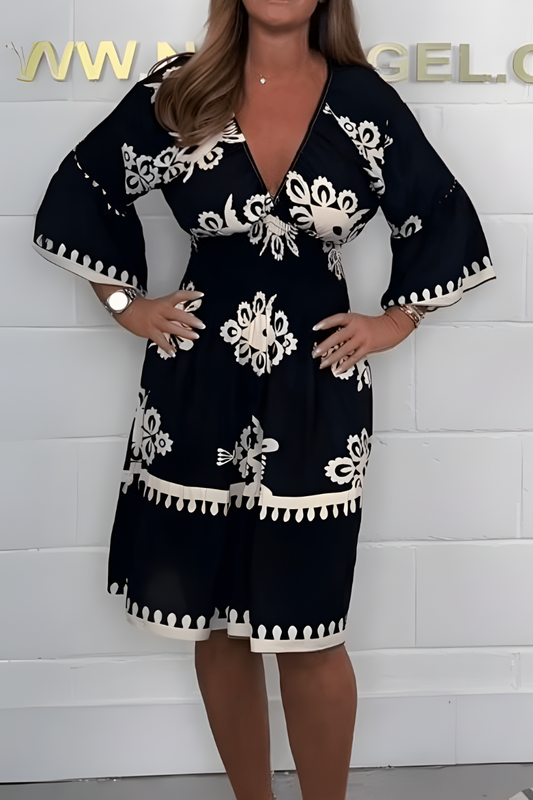 Ladies Elegant Floral Dress