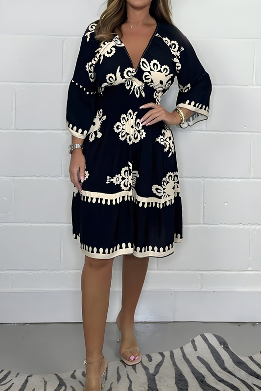 Ladies Elegant Floral Dress